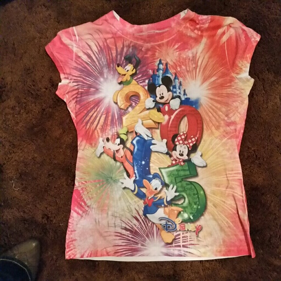 Disney Tops - Disney shirt,bright colors, M 7/9
